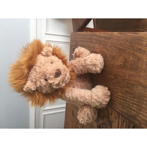 Jellycat Fuddlewuddle Lion Stuffed Animal, Medium, 9 inches Medium - 9" - Picture 6 of 11